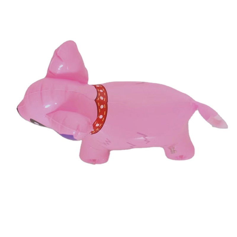 Promotion 60cm long pink puppy advertising model inflatable  inflatable dog  for display