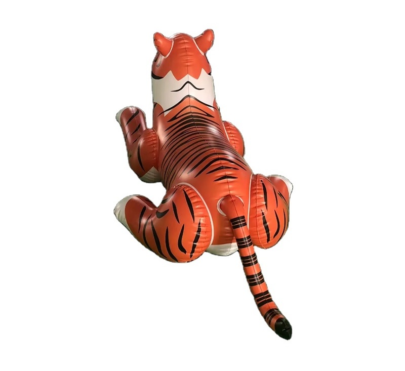 Custom PVC inflatable tiger toy model, outdoor advertising model decoration