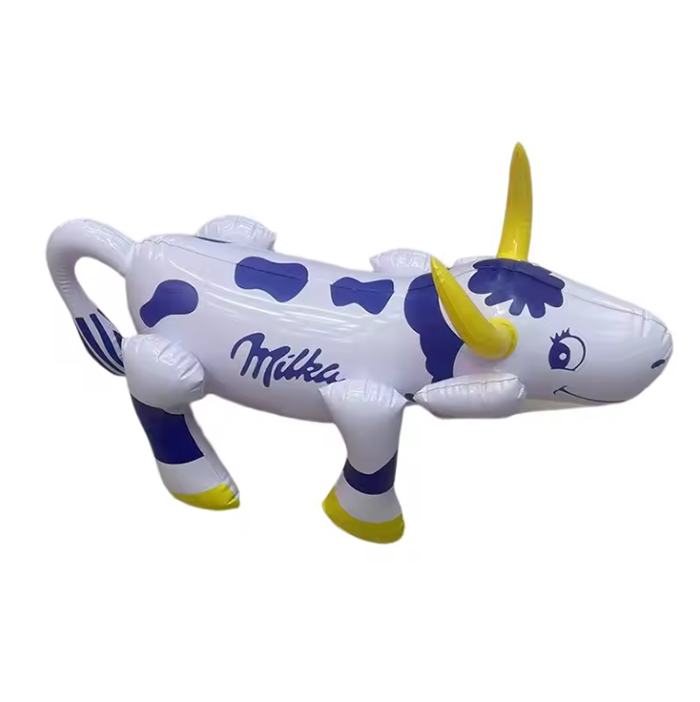 PVC inflatable cartoon children's toy cow