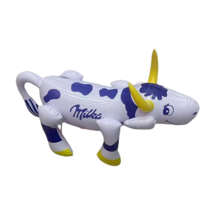 PVC inflatable cartoon children's toy cow