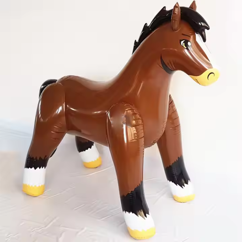 Customizable PVC inflatable model horse inflatable children's toy horse for sale