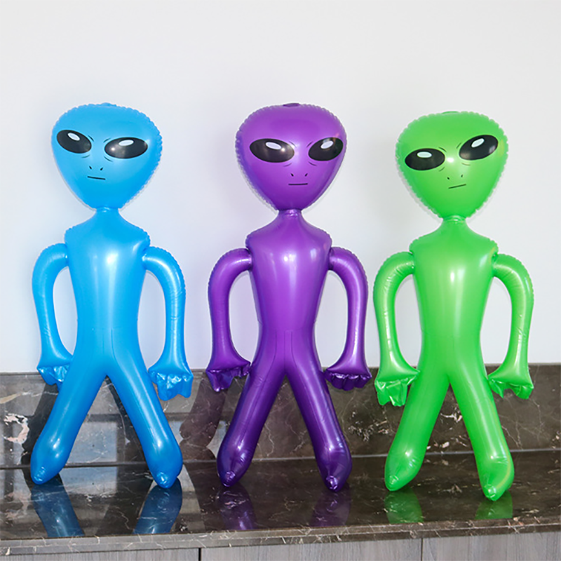 Hot selling inflatable alien toys PVC alien Halloween bar decorations