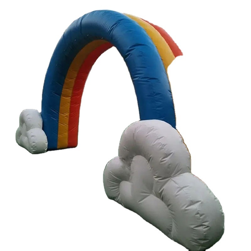 Factory  price  commercial Events decoration  Inflatable  rainbow Arch for Advertising