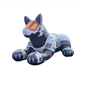 Customized high quality PVC inflatable Wolf animal Wolf model