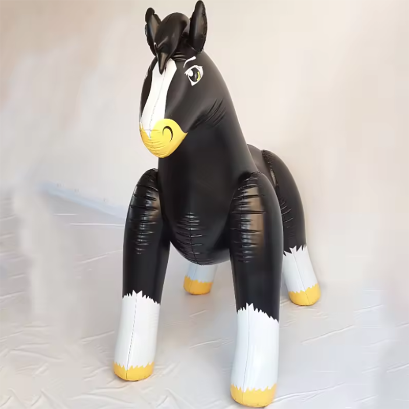 Customizable PVC inflatable model horse inflatable children's toy horse for sale