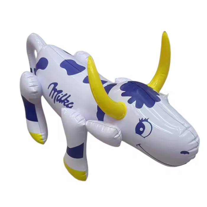 PVC inflatable cartoon children's toy cow