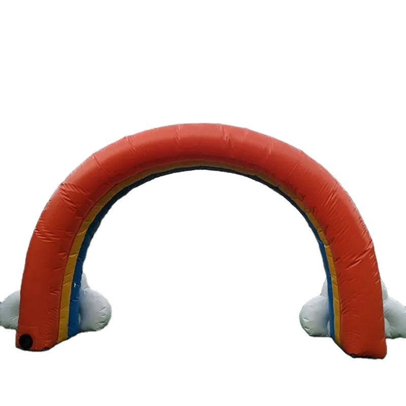 Factory  price  commercial Events decoration  Inflatable  rainbow Arch for Advertising