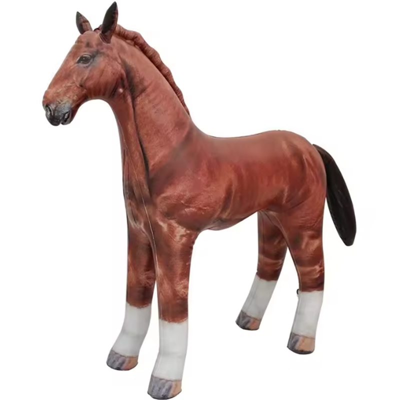 Customizable PVC inflatable model horse inflatable children's toy horse for sale