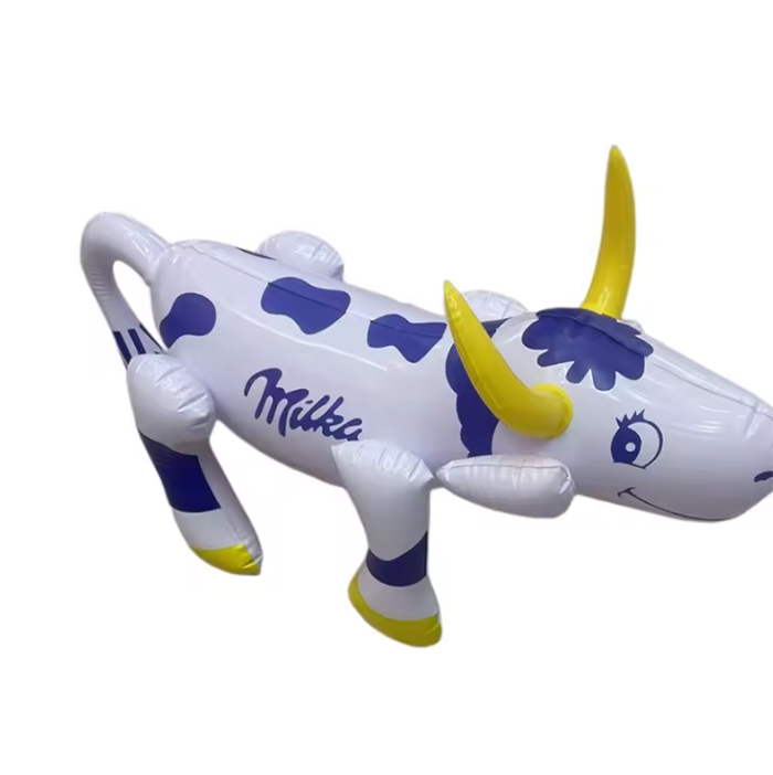 PVC inflatable cartoon children's toy cow