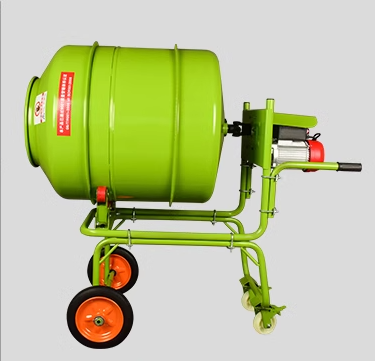 Small concrete cement drum mixer feed mixer is used for home building construction site