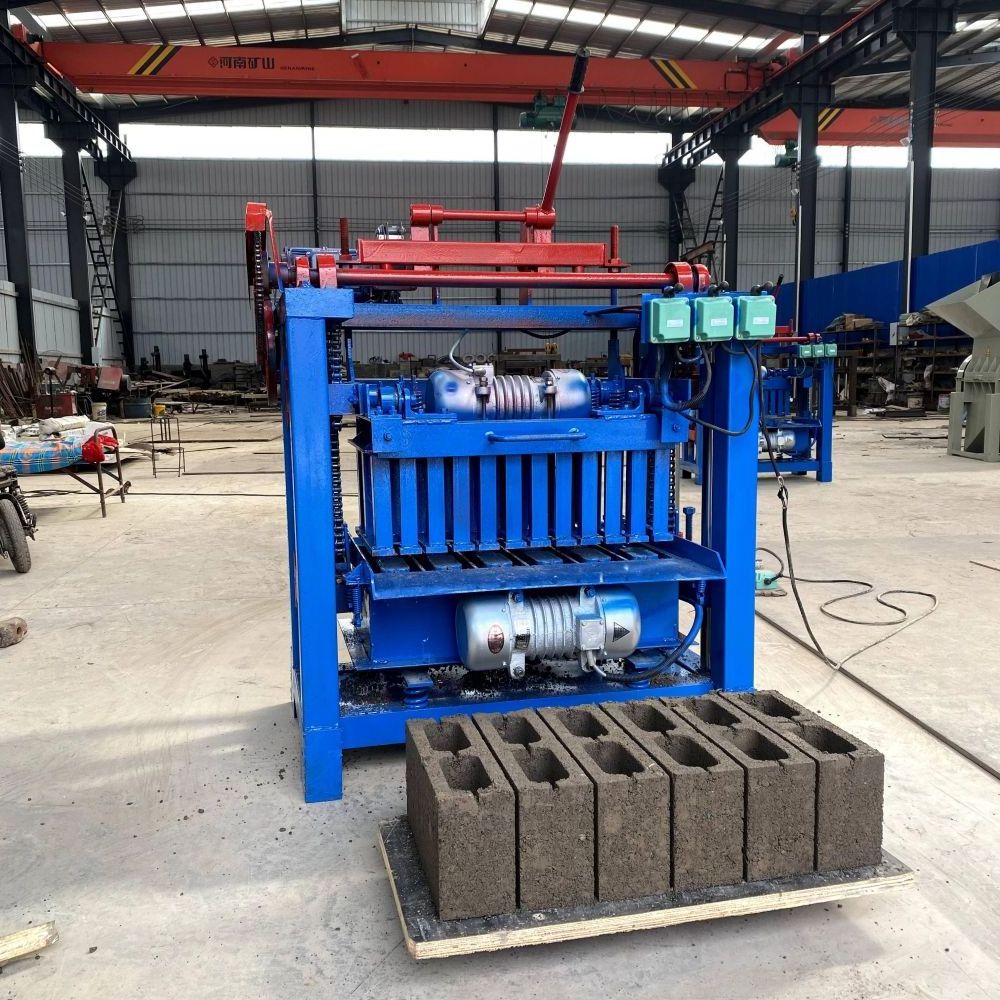 QTWJ4-35A red mud machine for make bricks interlocking concrete brick making machine manual brick making machine south africa