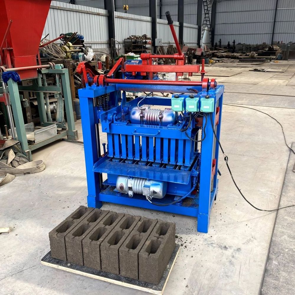 QTWJ4-35A red mud machine for make bricks interlocking concrete brick making machine manual brick making machine south africa