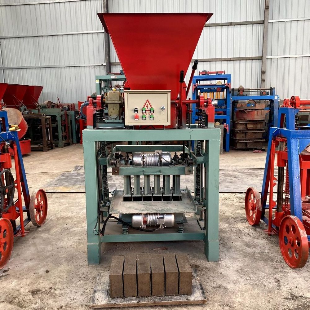 interlocking brick making machine automatic Brick making machine production line with hopper clay brick making machine prices