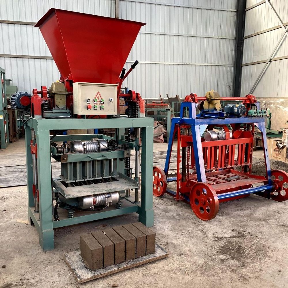 interlocking brick making machine automatic Brick making machine production line with hopper clay brick making machine prices