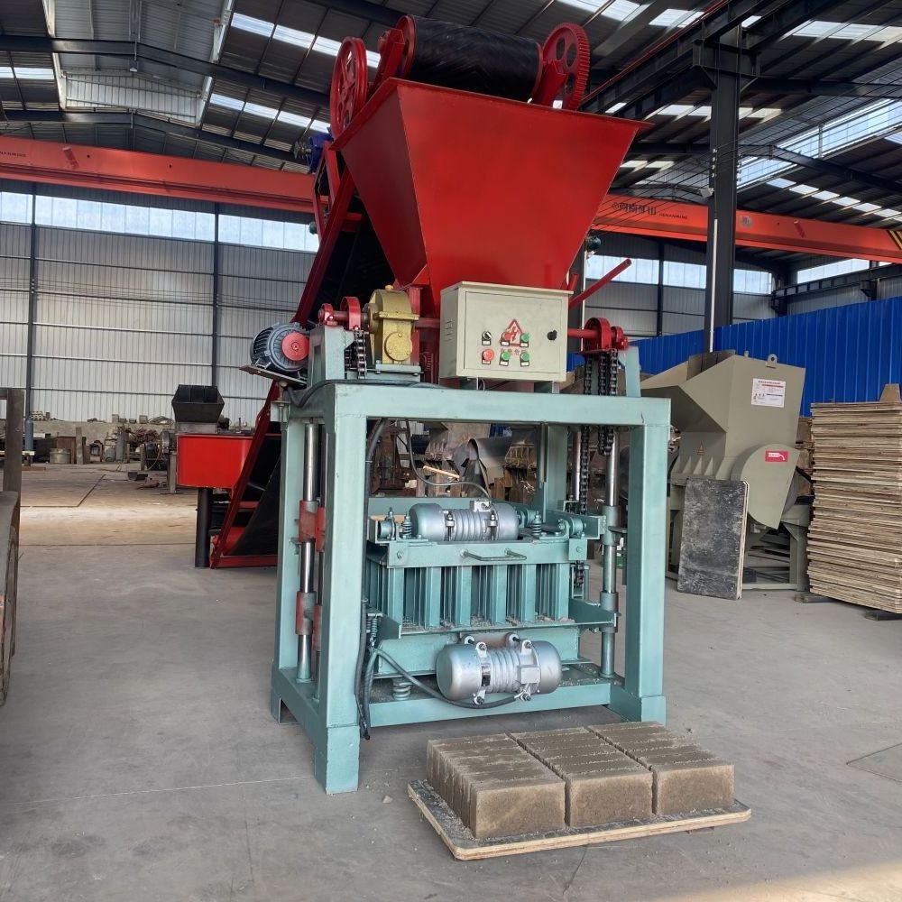 interlocking brick making machine automatic Brick making machine production line with hopper clay brick making machine prices