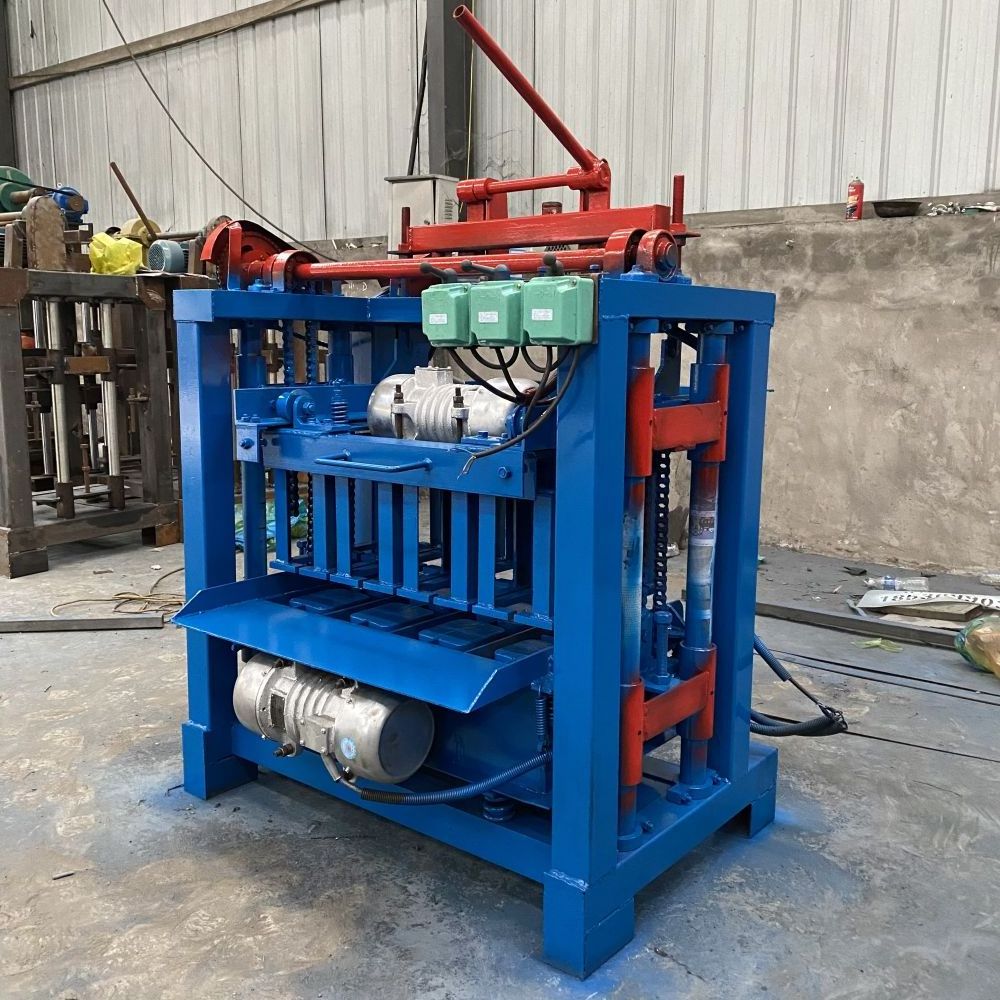 QTWJ4-35A red mud machine for make bricks interlocking concrete brick making machine manual brick making machine south africa