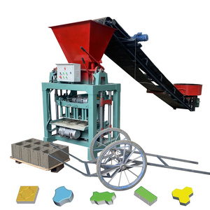 interlocking brick making machine automatic Brick making machine production line with hopper clay brick making machine prices