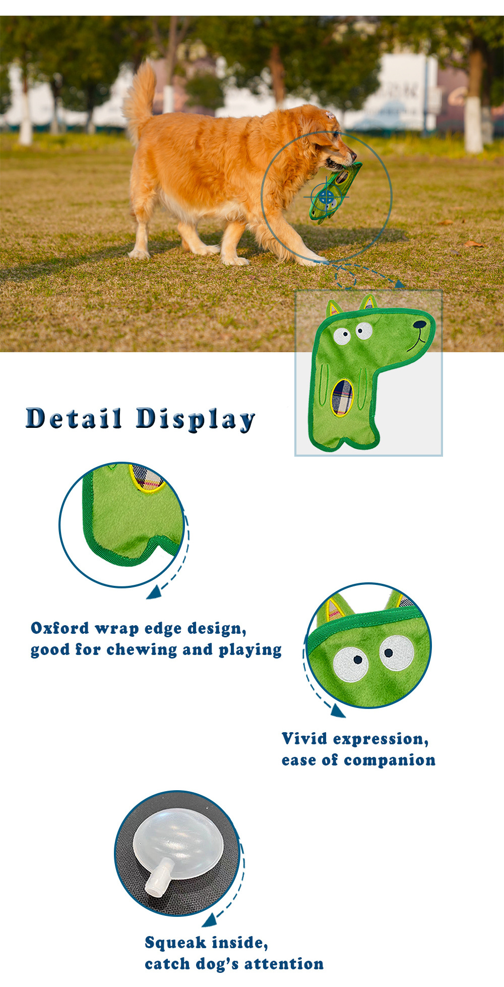 Factory manufacturer Dinosaur plush Frisbeeing squeaky no stuffing pet toys containing sound paper pet toys