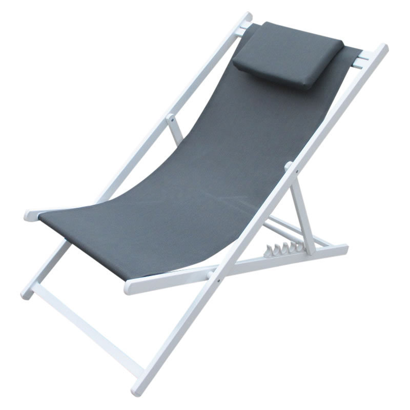 Outdoor and Indoor Relaxing Aluminum Folding Chair  Beach Lightweight Sun Lounge Chair