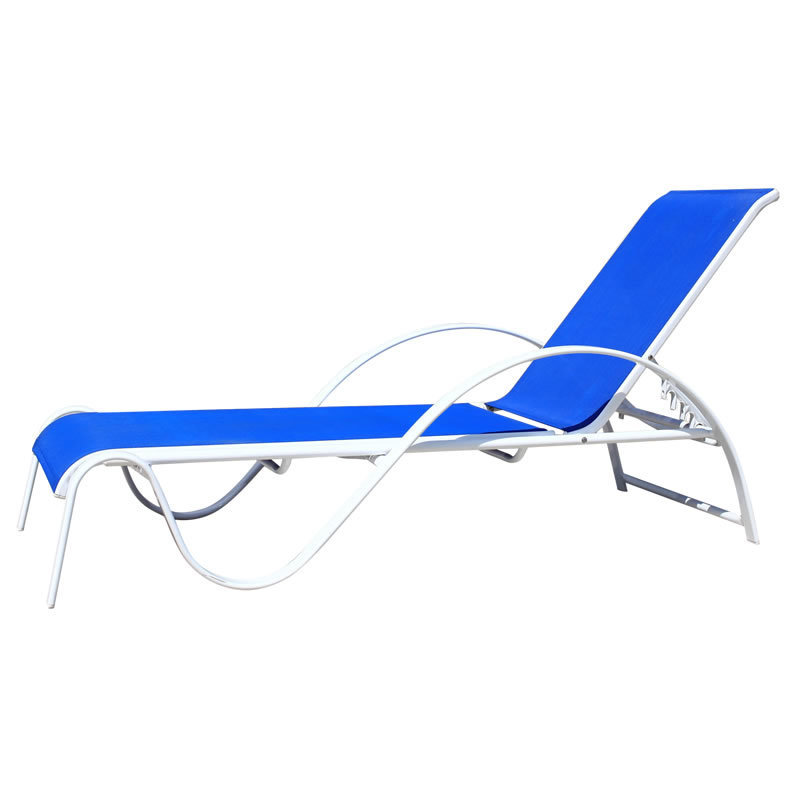 Factory direct sales Poolside KD Aluminum Sunbed Outdoor Unfolding Chaise Sun Lounge Chair