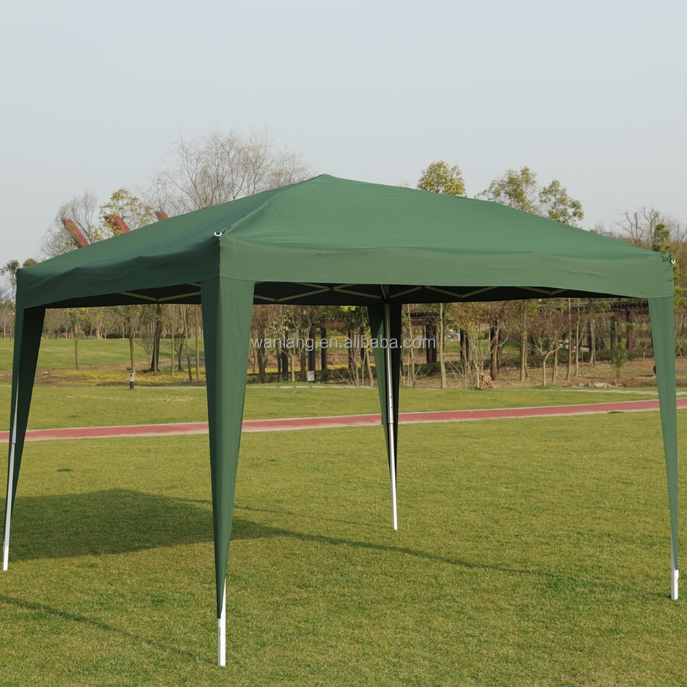 10x10 Feet outdoor folding sun shade gazebo beach canopy tent with sidewall