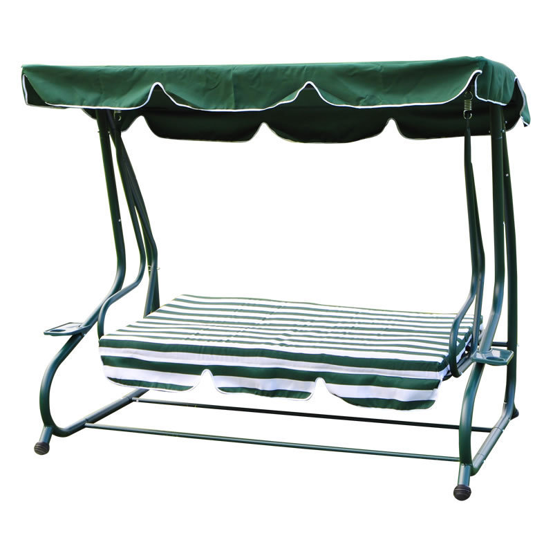 Outdoor Furniture Garden Swing Chair Multi-functional Swing Bed Patio Swing with Awning