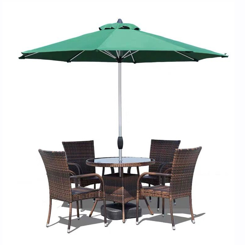 Customized Patio Furniture 3 Meter Center Pole Market Parasol 9ft Outdoor Umbrella 10ft Table Umbrella for Restaurant Cafe Shop