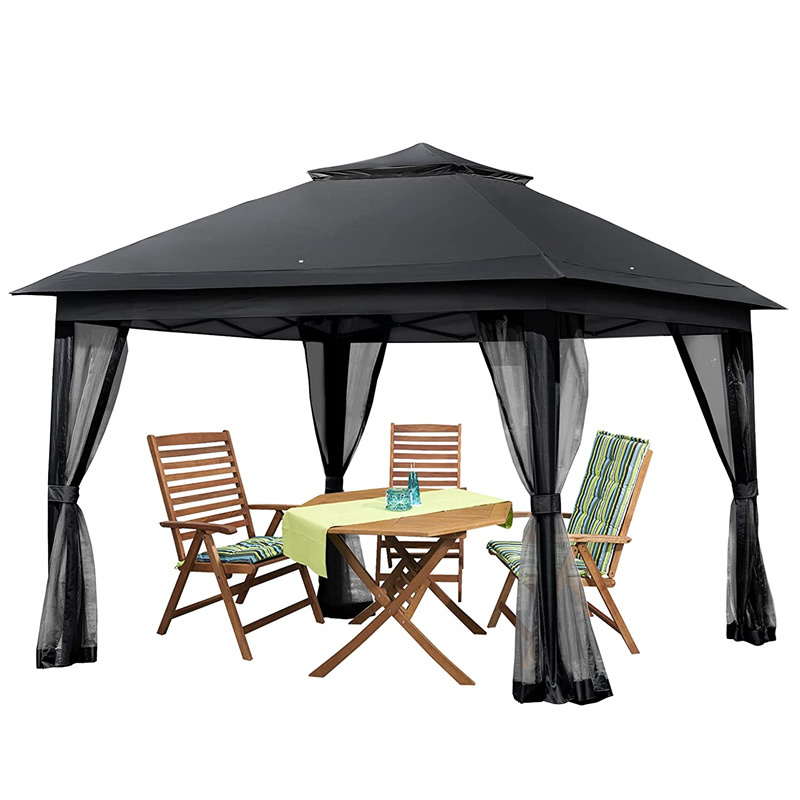 Sunshade Spire Tent Pop Up Canopy Metal Frame Gazebo Outdoor Portable Folding Tent Garden  Park Gazebo