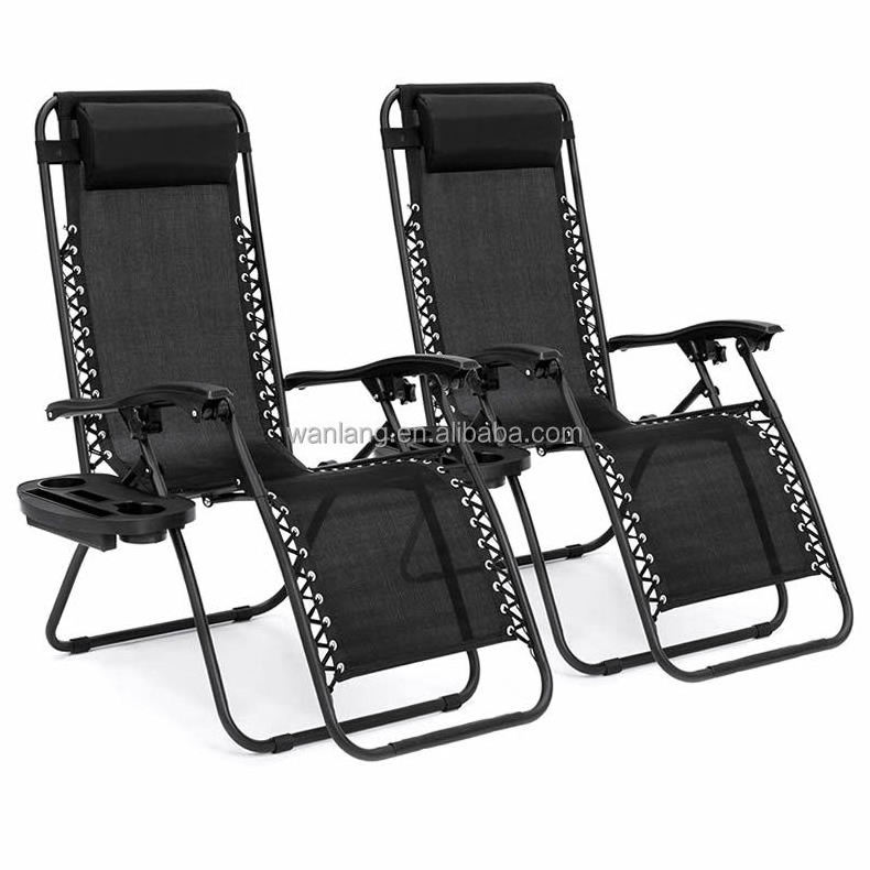 Zero Gravity Lounge Chairs Recliner Outdoor Beach Pool Garden Folding Chair