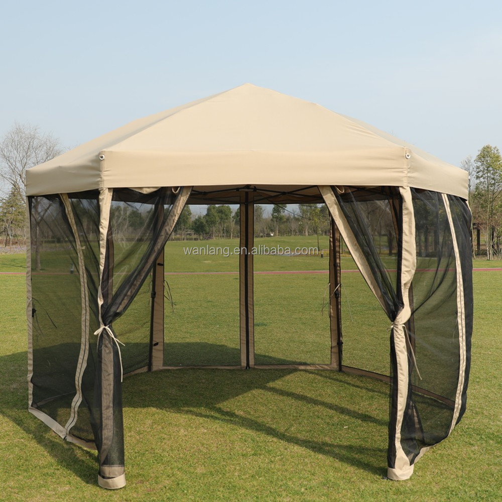 Pop up hexagonal garden tents outdoor patio gazebo for sale