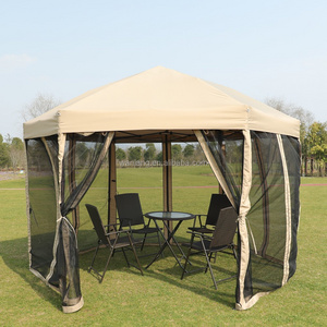 Pop up hexagonal garden tents outdoor patio gazebo for sale