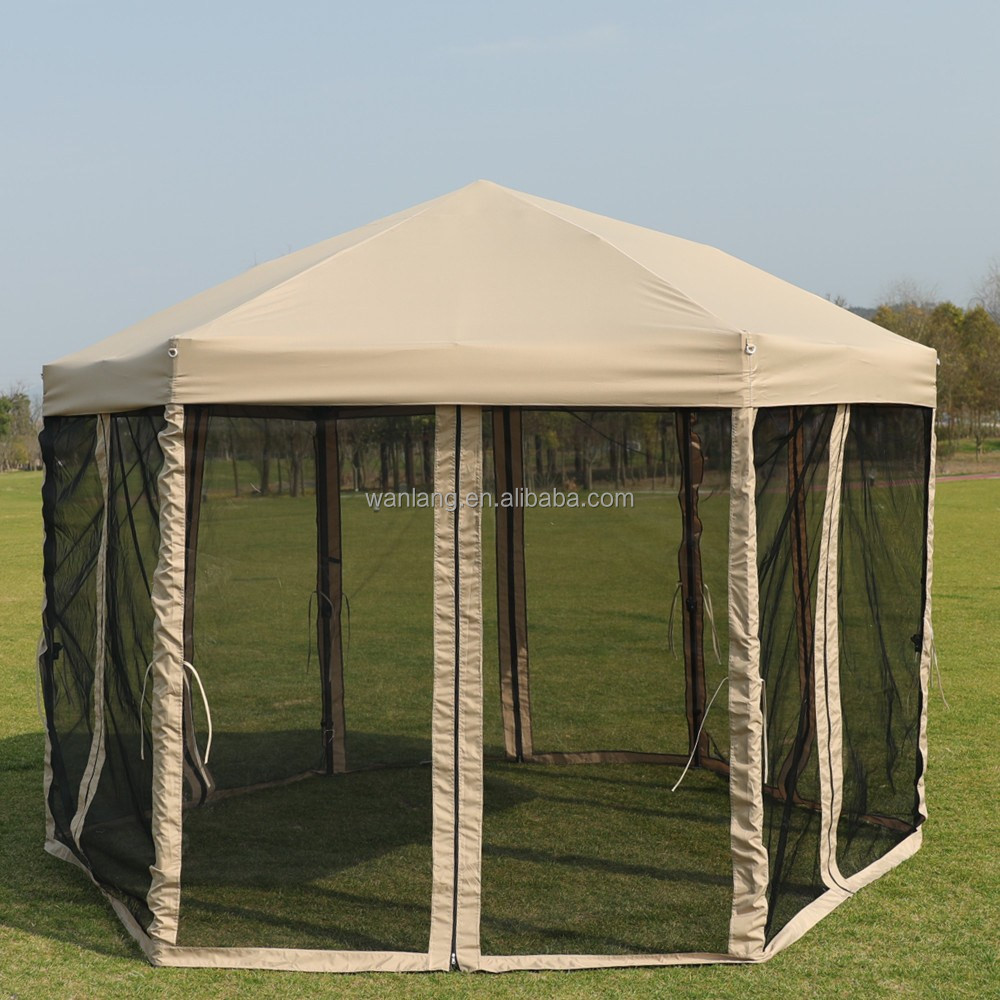 Pop up hexagonal garden tents outdoor patio gazebo for sale