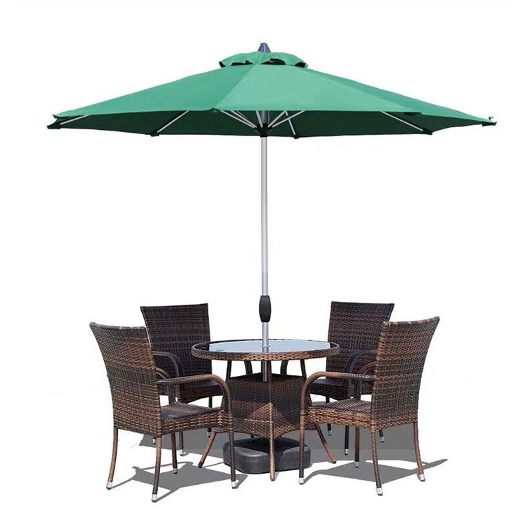 Best Selling Garden Cranked Parasol Outdoor Bistro Restaurant Beach Umbrella Patio Umbrellas