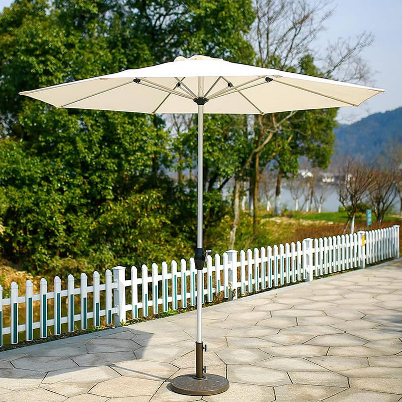 Best Selling Garden Cranked Parasol Outdoor Bistro Restaurant Beach Umbrella Patio Umbrellas