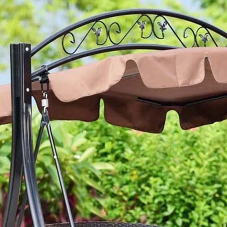 High Quality Garden Rattan Swings Outdoor Swing Chair 3 Seat Porch Swing