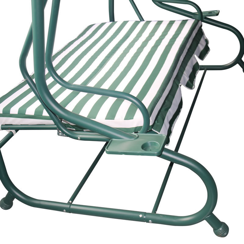 Outdoor Furniture Garden Swing Chair Multi-functional Swing Bed Patio Swing with Awning