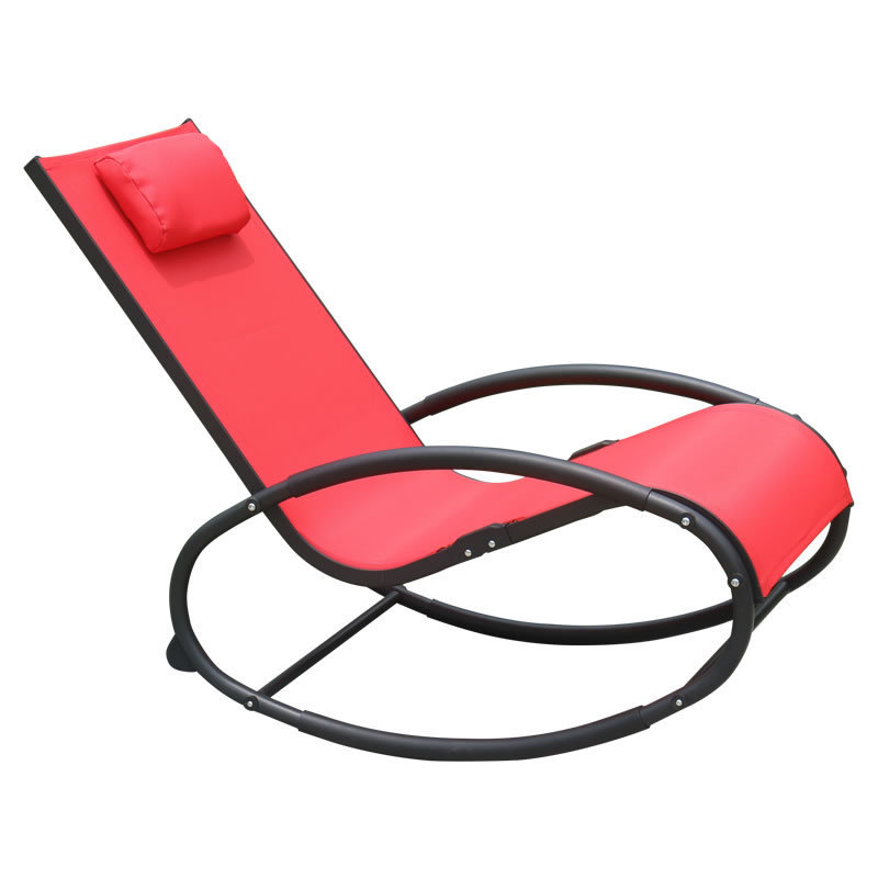 Drawing outdoor room cheap glider rocking chair with aluminum frame