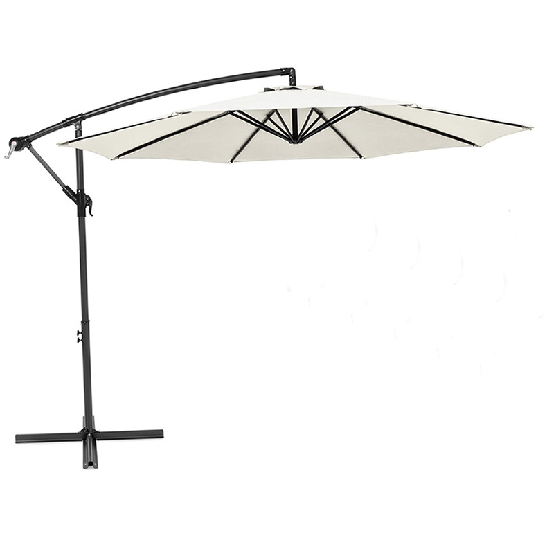 Popular Style Outdoor Patio Offest Umbrella Large Cantilever Adjustable Hanging Umbrella Patio Parasols for Cafe