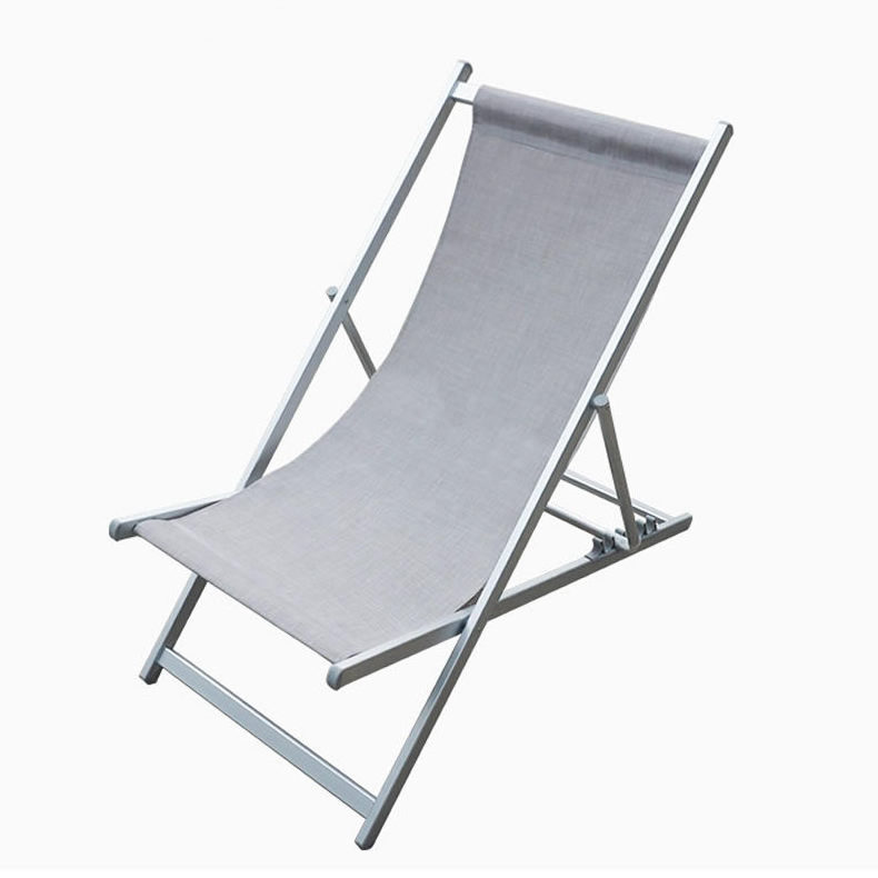 Outdoor and Indoor Relaxing Aluminum Folding Chair  Beach Lightweight Sun Lounge Chair