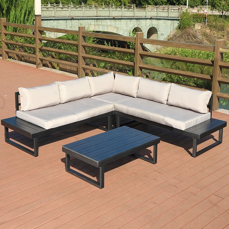 Outdoor Patio Furniture Modern Garden Aluminum Sofa Set Outdoor Patio Sofa Set