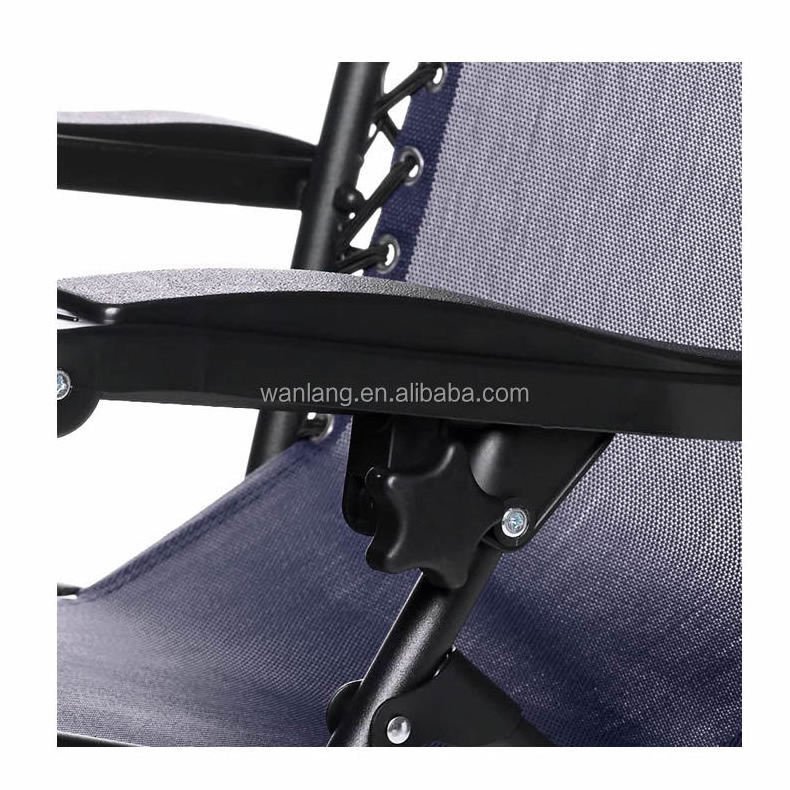 Outdoor Zero Gravity Lounge Chairs Oversize Reclining Chair Folding Chairs with Pillow