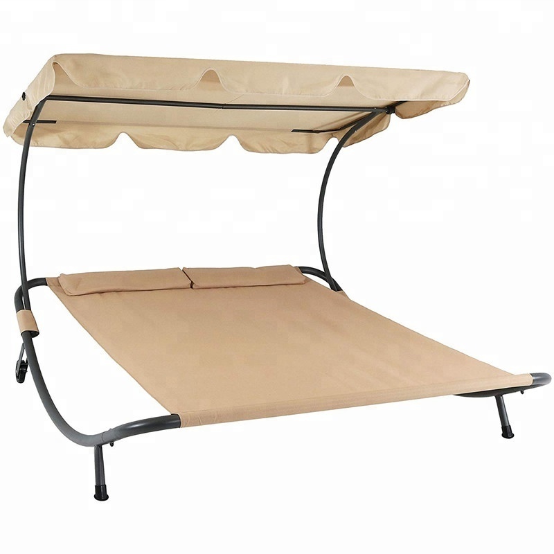 Best Choice Leisure Furniture Double Garden Sun Daybed With Canopy