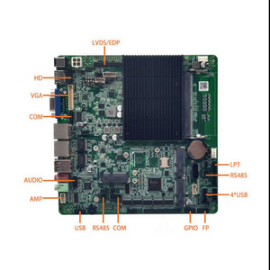 motherboard cpu combo ddr4 msata win10 11 6*RS232 1*vga 1*hdmi Support dual monitor display motherboard with lvds