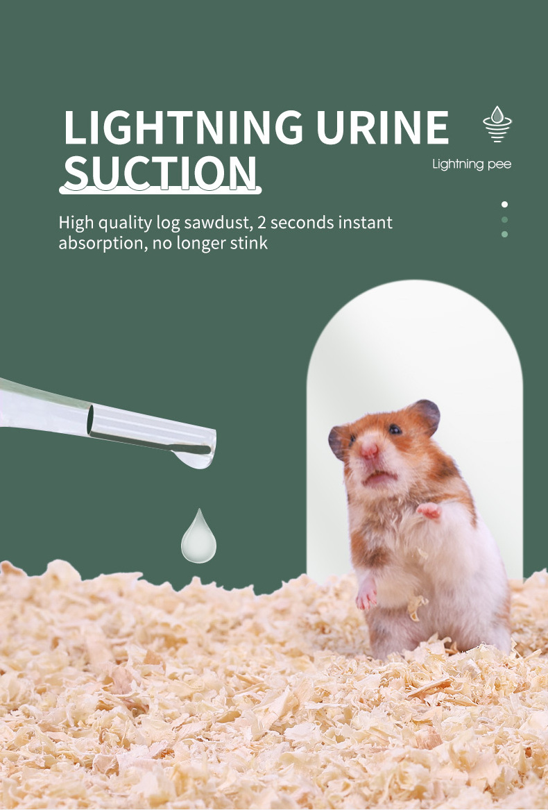 Hamster bedding small animal clumpet pine sawdust wood shaving hamster bedding aspen wood pellet litter wood bedding for hamster