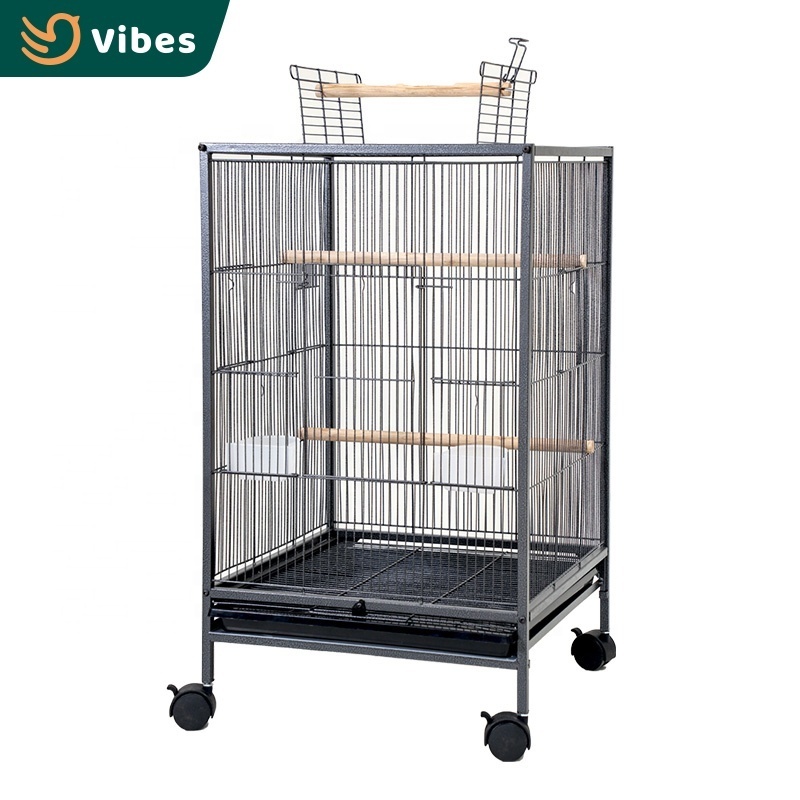 Wholesale pet animal budgie cage for canaries cage bird pigeon bredding importers white oiseaux parrot cages of birds house home