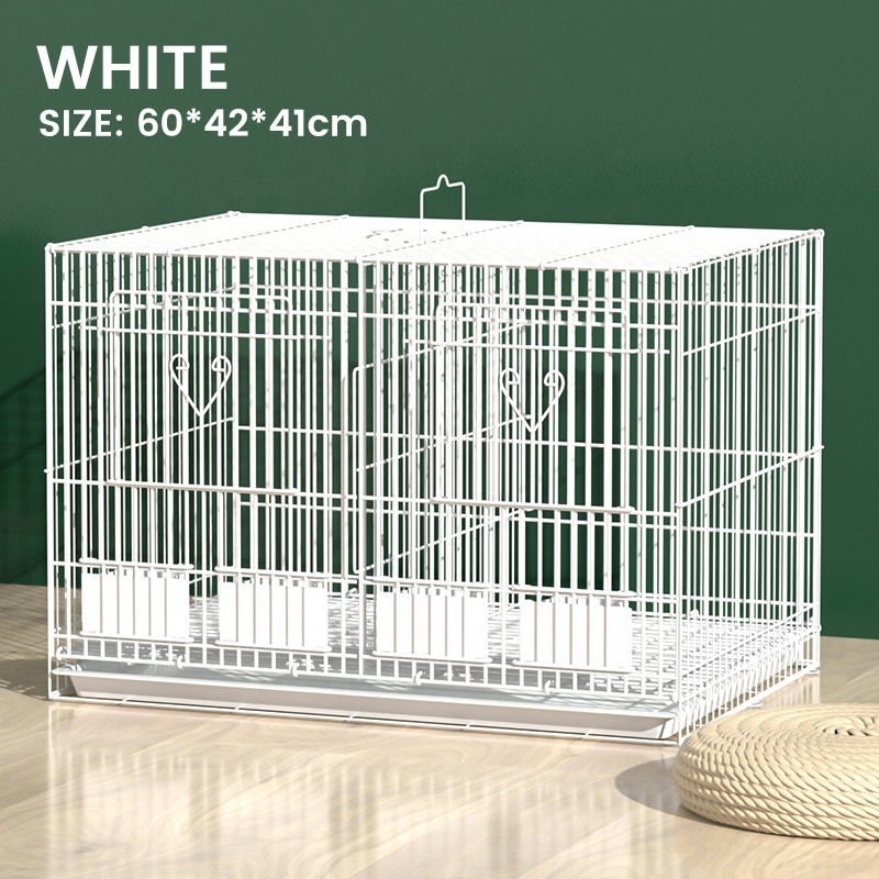 Multi Layers Stackable Pigeon Breeding Cages Design Double Divided Bird Cage For Pigeons Parrot Canary