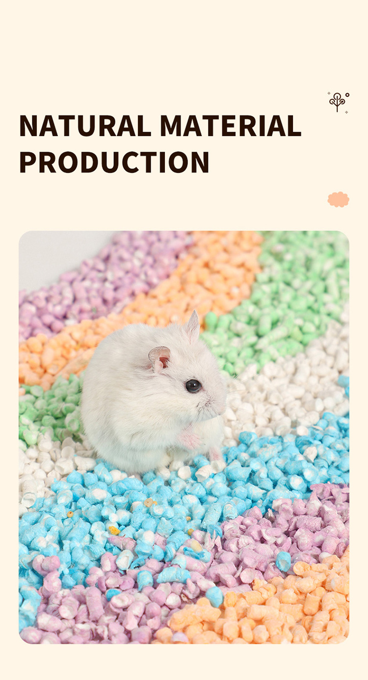 Hamster paper bedding soft small animal  bedding no dust no fade pellets for small animal