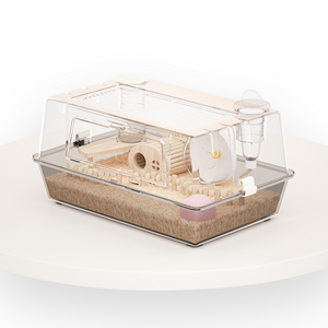 Wholesale cheap pet small animal cage for hamster luxury size hamster cage play peru nain hamster price cage best big sweet