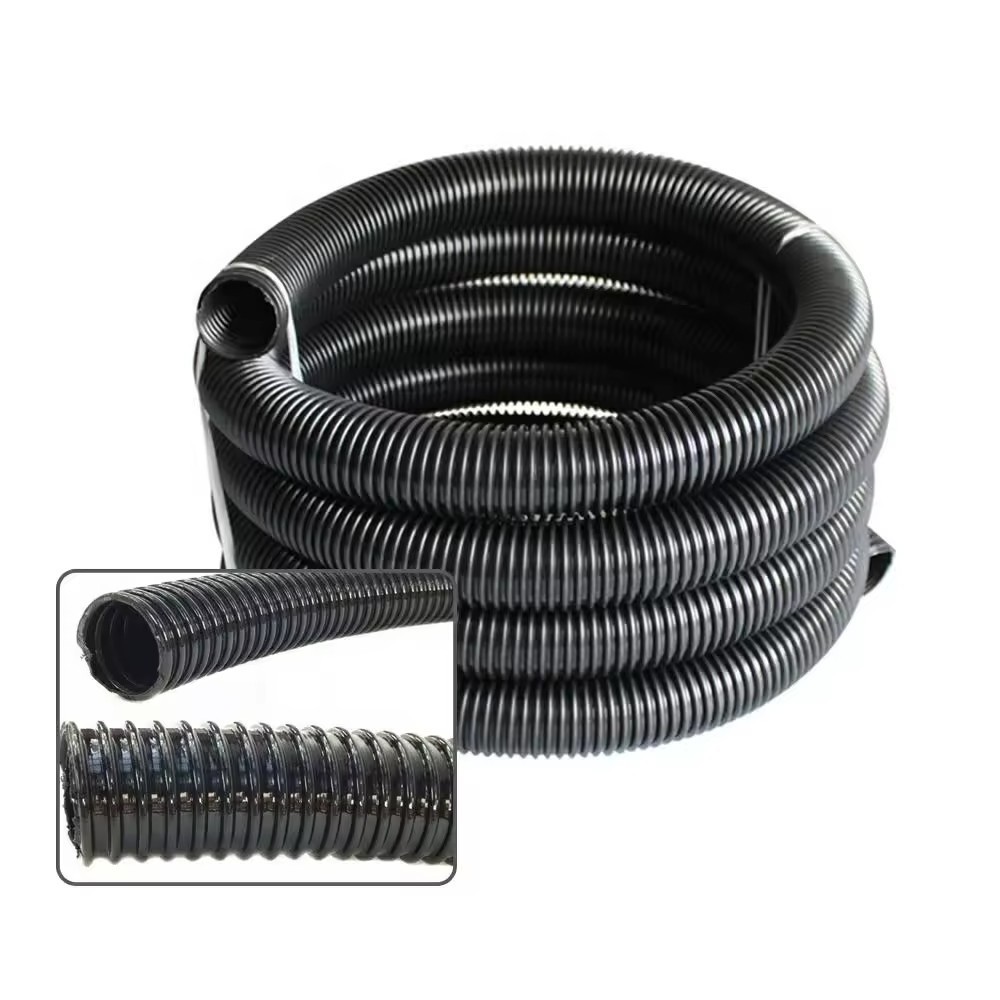 Universal Plastic Flexible Corrugated Vacuum Hose Pipe Double Wall Corrugate Pipes