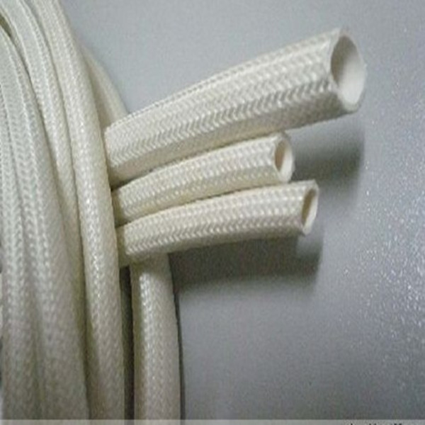 Heat Shrink Sleeve Hydraulic Pipe Protection Silicone Rubber coated fiberglass cable protective sleeve